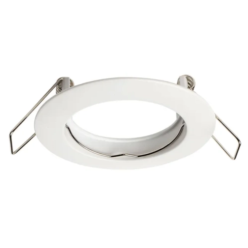 ARO DE EMPOTRAR CIRCULAR FIJO GU10 BLANCO